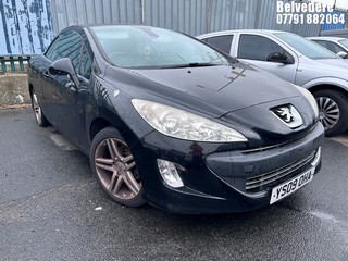 Location: Belvedere - 2009 PEUGEOT 308 CC SE THP 150 Convertible REG: YS09OHA, Keys: No, MOT Expiry date: 24/05/2026, 1598 Petrol, 6 Speed Manual Petrol, Former Keepers: 4