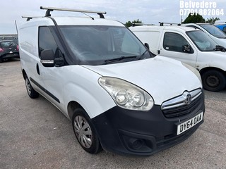 Location: Belvedere - 2014 VAUXHALL COMBO 2000 L1H1 CDTI S/S Panel Van REG: DY64OAA, Keys: No, MOT Expiry date: 10/10/2025, 1598 Diesel, 6 Speed Manual Diesel, Former Keepers: 7