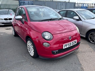 Location: Belvedere - 2010 FIAT 500 POP 3 Door Hatchback REG: PF59DZM, Keys: No, MOT Expiry date: 09/02/2027, 1242 Petrol, 5 Speed Manual Petrol, Former Keepers: 10