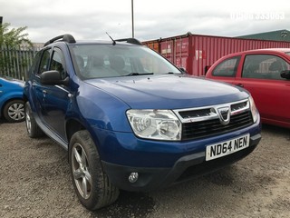 Location: Edinburgh - 2014 DACIA DUSTER AMBIANCE DCI 4X2 5 Door Hatchback REG: ND64NEN, Keys: No, MOT Expiry date: 04/09/2025, 1461 Diesel, 6 Speed Manual Diesel, Former Keepers: 6