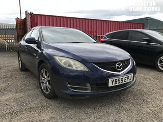 Location: Edinburgh - 2010 MAZDA 6 TS AUTO 5 Door Hatchback REG: YB59EPJ, Keys: No, MOT Expiry date: 21/10/2025, 1999 Petrol, 5 Speed Auto Petrol, Former Keepers: 6