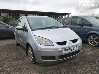 Location: Edinburgh - 2005 MITSUBISHI COLT DI-D EQUIPPE S-A 5 Door Hatchback REG: SK55VTD, Keys: No, MOT Expiry date: 07/06/2024, 1493 Diesel, 6 Speed Semi Auto Diesel, Former Keepers: 3