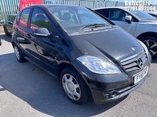 NOTE: ATF Registered Buyers ONLY - Location: Belvedere - 2010 MERCEDES-BENZ A160 BLUEEFF-Y CLASSIC SE 5 Door Hatchback REG: FY10PKF, Keys: No, 1498 Petrol, 5 Speed Manual Petrol, Former Keepers: 6