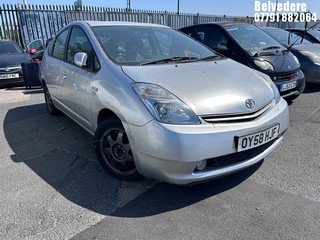 NOTE: ATF Registered Buyers ONLY - Location: Belvedere - 2008 TOYOTA PRIUS T4 VVT-I AUTO 5 Door Hatchback REG: OY58HJF, Keys: No, 1497 Hybrid, Variable 1 Speed Auto Petrol/E, Former Keepers: 5