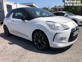 Location: Nottingham - 2013 CITROEN DS3 DSPORT THP 3 Door Hatchback REG: BX63PKN, Keys: No, MOT Expiry date: 12/11/2025, 1598 Petrol, 6 Speed Manual Petrol, Former Keepers: 4