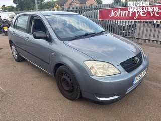 Location: Mitcham - 2002 TOYOTA COROLLA T2 VVTI 5 DOOR HATCHBACK REG: VX52AUF, 1398cc PETROL, 5 SPEED MANUAL PETROL, Former Keepers: 2, Keys: Yes, MOT Expiry date: 13/05/2027
