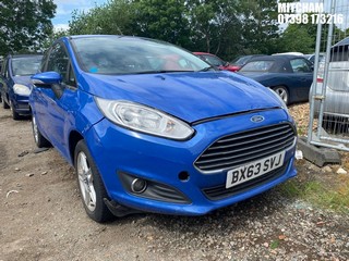 Location: Mitcham - 2013 FORD FIESTA ZETEC 3 Door Hatchback REG: BX63SVJ, Keys: No, MOT Expiry date: 11/12/2025, 1242 Petrol, 5 Speed Manual Petrol, Former Keepers: 3