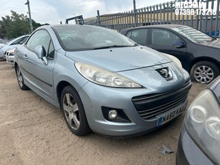 Location: Mitcham - 2010 PEUGEOT 207 SPORT CC Convertible REG: NA60KAO, Keys: No, MOT Expiry date: 25/09/2026, 1598 Petrol, 5 Speed Manual Petrol, Former Keepers: 9