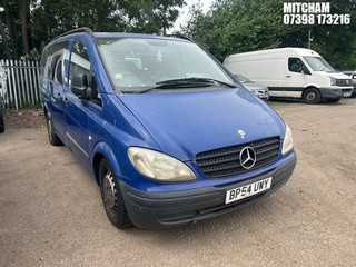 Location: Mitcham - 2005 MERCEDES VITO 109 CDI LONG Panel Van REG: BP54UWY, Keys: No, MOT Expiry date: 05/02/2026, 2148 Diesel, 6 Speed Manual Diesel, Former Keepers: 10