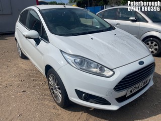Location: Peterborough - 2014 FORD FIESTA TITANIUM 5 Door Hatchback REG: KP14CWW, Keys: No, MOT Expiry date: 15/01/2026, 998 Petrol, 5 Speed Manual Petrol, Former Keepers: 2