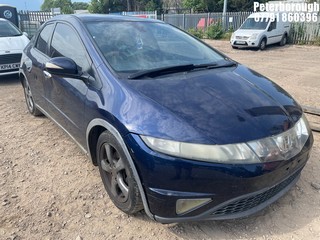Location: Peterborough - 2007 HONDA CIVIC ES I-VTEC S-A 5 Door Hatchback REG: RJ56WTO, Keys: No, MOT Expiry date: 01/01/2027, 1799 Petrol, 6 Speed Semi Auto Petrol, Former Keepers: 3