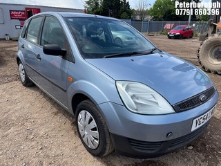 Location: Peterborough - 2004 FORD FIESTA LX 5 Door Hatchback REG: YC54LWD, Keys: No, MOT Expiry date: 05/03/2027, 1242 Petrol, 5 Speed Manual Petrol, Former Keepers: 6