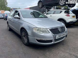Location: Stapleford - 2008 VOLKSWAGEN PASSAT HIGHLINE TDI 4 Door Saloon REG: LB08NHM, Keys: Yes, MOT Expiry date: 15/03/2027, 1968 Diesel, 6 Speed Manual Diesel, Former Keepers: 6