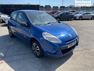 Location: Brentwood - 2011 RENAULT CLIO PZAZ 3 Door Hatchback REG: SW61CMZ, Keys: No, MOT Expiry date: 02/02/2026, 1149 Petrol, 5 Speed Manual Petrol, Former Keepers: 4