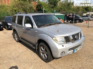 Location: Brentwood - 2007 NISSAN PATHFINDER AVENTURA DCI Estate REG: FN07UVZ, Keys: No, MOT Expiry date: 05.02.2026, 2488 Diesel, 6 Speed Manual Diesel, Former Keepers: 8