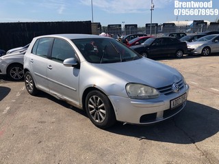 Location: Brentwood - 2007 VOLKSWAGEN GOLF MATCH TDI 105 5 Door Hatchback REG: AD07OHE, Keys: No, MOT Expiry date: 16/11/2026, 1896 Diesel, 5 Speed Manual Diesel, Former Keepers: 6