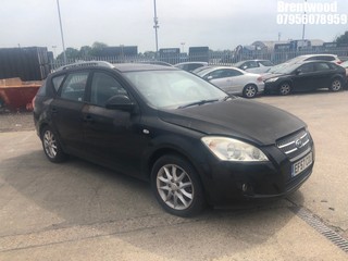 Location: Brentwood - 2007 KIA CEE'D LS CRDI SW Estate REG: EF57COU, Keys: No, MOT Expiry date: 01/12/2024, 1582 Diesel, 5 Speed Manual Diesel, Former Keepers: 2