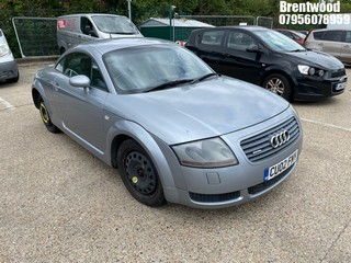 Location: Brentwood - 2002 AUDI TT QUATTRO (225 BHP) Coupe REG: CU02FMY, Keys: No, MOT Expiry date: 19.07.2026, 1781 Petrol, 6 Speed Manual Petrol, Former Keepers: 7