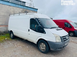 Location: Plymouth - 2009 FORD TRANSIT 115 T350L FWD Panel Van REG: CV59NWS, Keys: No, MOT Expiry date: 07/01/2026, 2198 Diesel, 6 Speed Manual Diesel, Former Keepers: 4