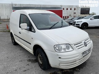 Location: South Wales - 2008 VOLKSWAGEN CADDY C20 TDI 104 Car Derived Van REG: PF57XHD, Keys: No, MOT Expiry date: 30/04/2026, 1896 Diesel, 5 Speed Manual Diesel, Former Keepers: 6