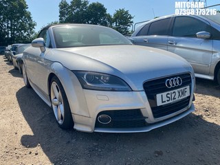 Location: Mitcham - 2012 AUDI TT S LINE TFSI Convertible REG: LS12XMF, Keys: No, MOT Expiry date: 19/06/2025, 1984 Petrol, 6 Speed Manual Petrol, Former Keepers: 2