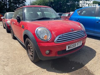 Location: Mitcham - 2010 MINI FIRST 3 Door Hatchback REG: WG59YTT, Keys: No, MOT Expiry date: 25/02/2026, 1397 Petrol, 6 Speed Manual Petrol, Former Keepers: 2