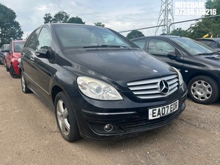 Location: Mitcham - 2007 MERCEDES B180 CDI SE CVT MPV REG: EA07EOR, Keys: No, MOT Expiry date: 27/04/2025, 1992 Diesel, Variable 1 Speed Auto Diesel, Former Keepers: 10
