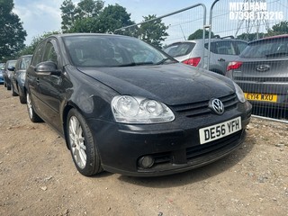 Location: Mitcham - 2006 VOLKSWAGEN GOLF SPORT TDI 5 Door Hatchback REG: DE56YFH, Keys: No, MOT Expiry date: 12/11/2026, 1968 Diesel, 6 Speed Manual Diesel, Former Keepers: 10