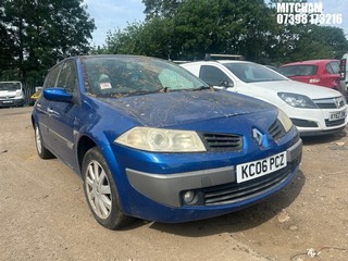 Location: Mitcham - 2006 RENAULT MEGANE DYNAMIQUE 5 Door Hatchback REG: KC06PCZ, Keys: No, MOT Expiry date: 21/09/2026, 1598 Petrol, 5 Speed Manual Petrol, Former Keepers: 12