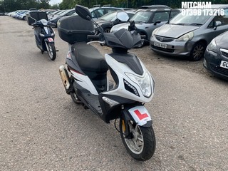 Location: Mitcham - 2020 SINNIS HARRIER Motorcycle REG: GU70WYX, Keys: No, MOT Expiry date: 17/12/2025, 125 Petrol, AUTOMATIC, Former Keepers: 10