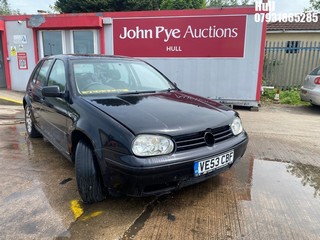 Location: Hull - 2003 VOLKSWAGEN GOLF GT TDI 5 Door Hatchback REG: VE53CBF, Keys: No, MOT Expiry date: 24/09/2025, 1896 Diesel, 6 Speed Manual Diesel, Former Keepers: 6