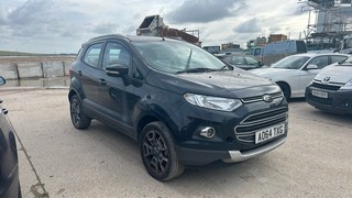 Location: Erith - 2014 FORD ECOSPORT TITANIUM X-PACK TDCI 5 Door SUV REG: AO64TXG, Keys: Yes, MOT Expiry date: 01/10/2026, 1498 CC Diesel, 5 Speed Manual Diesel, Former Keepers: 1