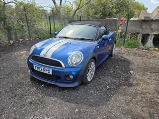 Location: Shildon - 2012 MINI ROADSTER COOPER 2 Door Convertible REG: YY62RPX, Keys: Yes, MOT Expiry date: 05/03/2027, 1598 CC Petrol, 6 Speed Manual Petrol, Former Keepers: 2