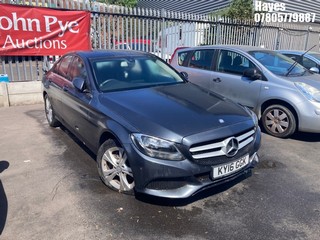 Location: Hayes - 2016 MERCEDES-BENZ C220 D SE EXECUTIVE AUTO 4 Door Saloon REG: KY16GGK, Keys: No, MOT Expiry date: 10/05/2025, 2143 Diesel, 7 Speed Auto Diesel, Former Keepers: 6