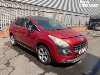 Location: Hayes - 2011 PEUGEOT 3008 EXCLUSIVE E-HDI S-A 5 Door Hatchback REG: NG61XZP, Keys: No, MOT Expiry date: 10/04/2026, 1560 Diesel, 6 Speed Semi Auto Diesel, Former Keepers: 6