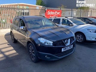Location: Hayes - 2013 NISSAN QASHQAI +2 360 4X4 DCI AU 5 Door Hatchback REG: SN13ZHD, Keys: No, MOT Expiry date: 27/12/2025, 1995 Diesel, 6 Speed Auto Diesel, Former Keepers: 3