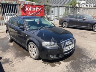 Location: Hayes - 2006 AUDI A3 SPORT TDI 5 Door Hatchback REG: GJ56XOZ, Keys: No, MOT Expiry date: 13/01/2027, 1968 Diesel, 6 Speed Manual Diesel, Former Keepers: 5