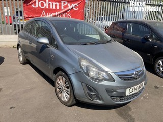 Location: Hayes - 2014 VAUXHALL CORSA SE CDTI ECOFLEX 93 3 Door Hatchback REG: CA14MBX, Keys: No, MOT Expiry date: 12/10/2025, 1248 Diesel, 6 Speed Manual Diesel, Former Keepers: 5