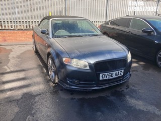 Location: Hayes - 2006 AUDI A4 1.8T AUTO Convertible REG: OV56AAZ, Keys: No, MOT Expiry date: 02/01/2026, 1781 Petrol, Variable Speed Auto Petrol, Former Keepers: 12