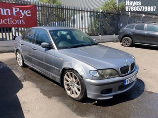 Location: Hayes - 2003 BMW 330I SPORT 4 Door Saloon REG: YY03FDL, Keys: No, MOT Expiry date: 24/10/2025, 2979 Petrol, 6 Speed Manual Petrol, Former Keepers: 4
