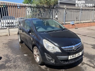 Location: Hayes - 2012 VAUXHALL CORSA ACTIVE AC ECOFLEX 3 Door Hatchback REG: LM12JXL, Keys: No, MOT Expiry date: 24/01/2025, 998 Petrol, 5 Speed Manual Petrol, Former Keepers: 3