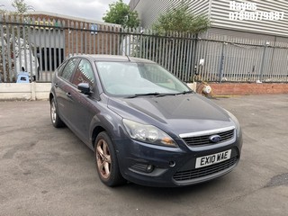 Location: Hayes - 2010 FORD FOCUS ZETEC 100 5 Door Hatchback REG: EX10WAE, Keys: No, MOT Expiry date: 11/11/2025, 1596 Petrol, 5 Speed Manual Petrol, Former Keepers: 4