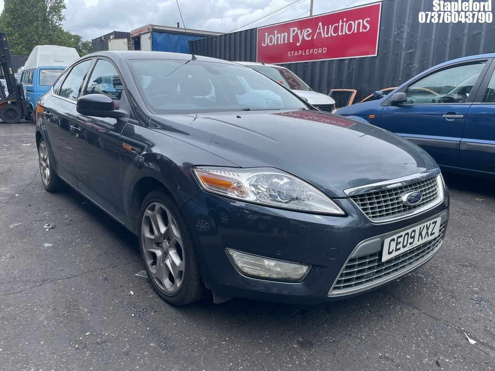 Location: Stapleford - 2009 FORD MONDEO TITANIUM X TDCI A 5 Door Hatchback REG: CE09KXZ., Keys: Yes, MOT Expiry date: 06/11/2026, 1997 Diesel, 6 Speed Auto Diesel, Former Keepers: 8