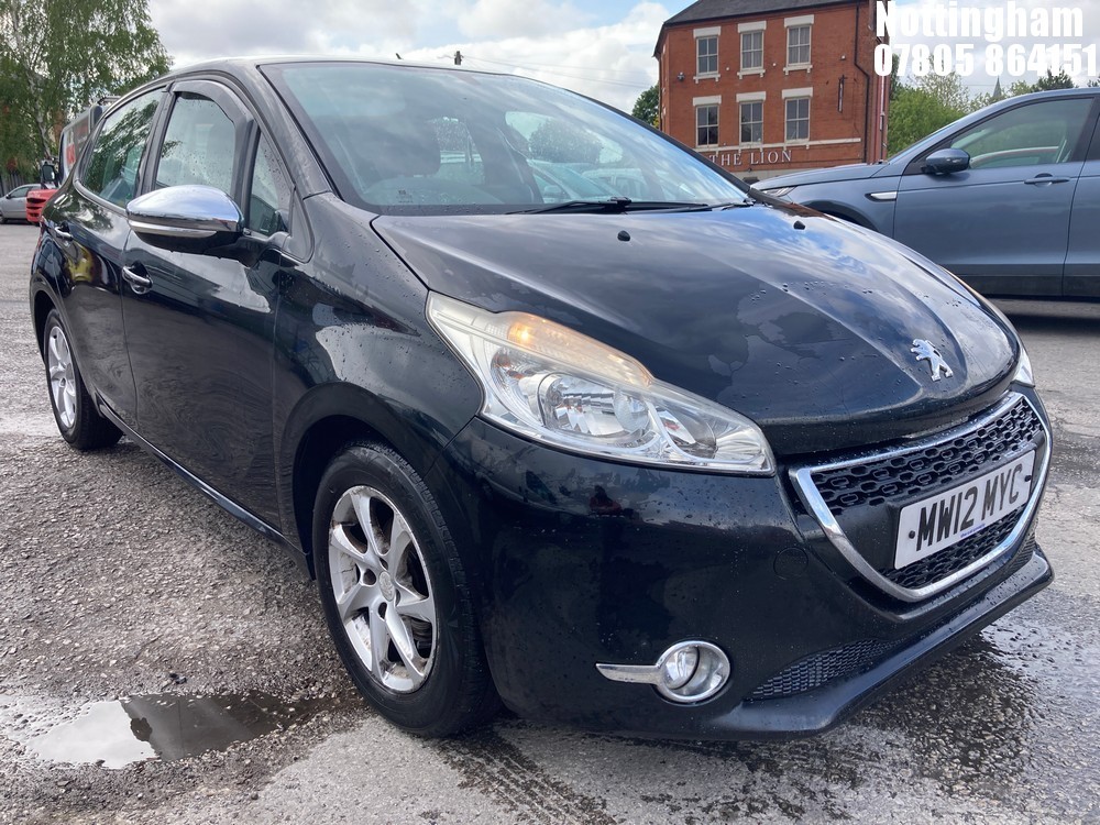 Location: Nottingham - 2012 PEUGEOT 208 ACTIVE 5 DOOR HATCHBACK REG: MW12MYC, 1199cc PETROL, 5 SPEED MANUAL PETROL, Former Keepers: 3, Keys: Yes, MOT Expiry date: 26/05/2026
