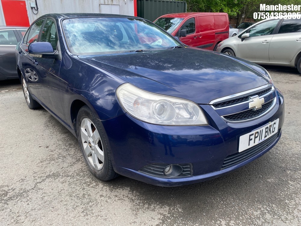 Location: Manchester - 2011 CHEVROLET EPICA LS 4 Door Saloon REG: FP11BKG, 1993cc Petrol, 5 Speed Manual Petrol, Former Keepers: 6, Keys: No, MOT Expiry date: 31/01/2026