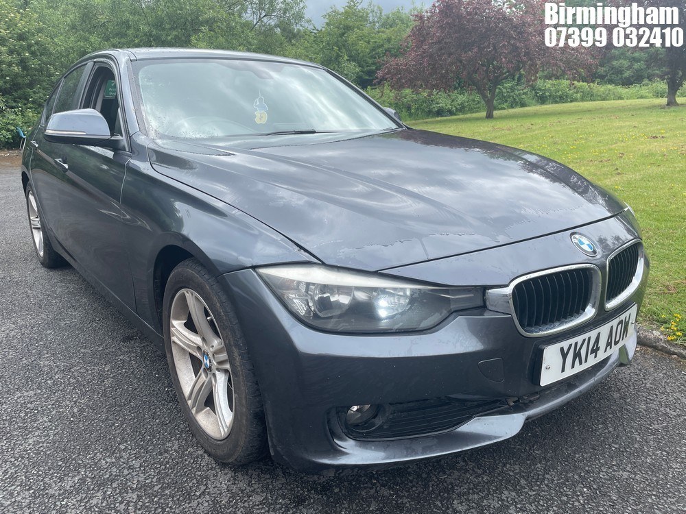Location: Birmingham - 2014 BMW 320D SE AUTO 4 Door Saloon REG: YK14AOW, 1995 Diesel, 8 Speed Auto Diesel, Former Keepers: 11, Keys: Yes, MOT Expiry date: 01/06/2026