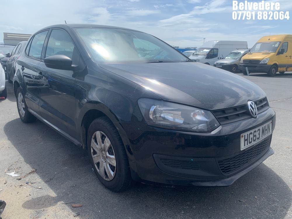Location: BELVEDERE - 2014 VOLKSWAGEN POLO S 60 5 Door Hatchback REG: HG63MHN, 1198cc Petrol, 5 Speed Manual Petrol, Former Keepers: 2, Keys: No, MOT: Expiry date28.08.2026