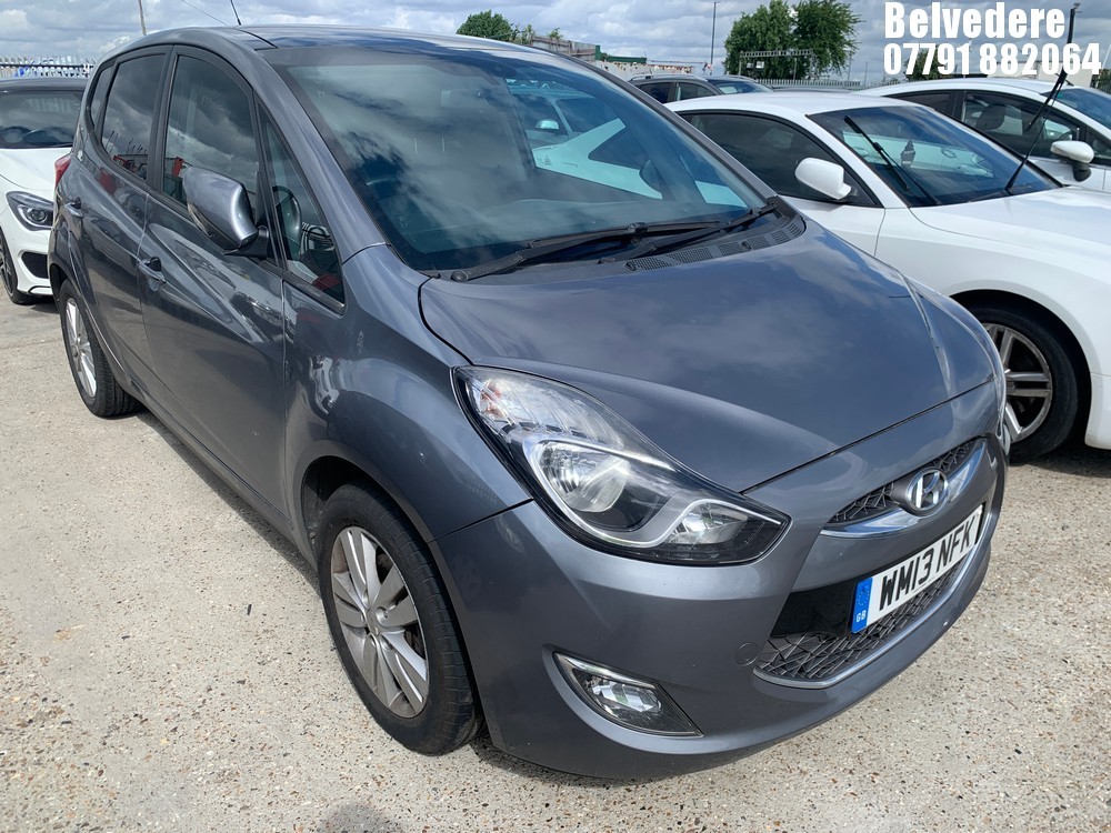 Location: BELVEDERE - 2013 HYUNDAI IX20 STYLE MPV REG: WM13NFK, 1396 PETROL, 5 Speed Manual Petrol, Former Keepers: 3, Keys: No, MOT: Expiry date15.01.2027