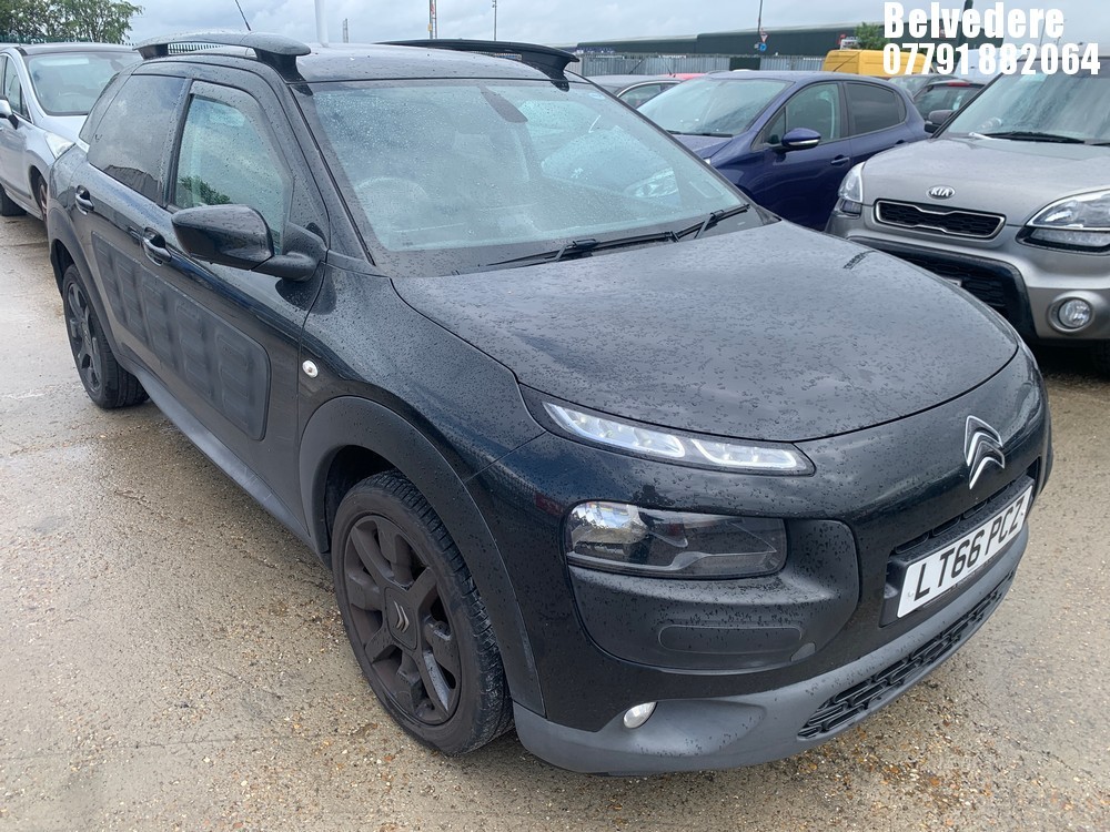 Location: Belvedere - 2016 CITROEN C4 CACTUS FLAIR ED B-HDI 5 DOOR HATCHBACK REG: LT66PCZ, 1560cc DIESEL, 6 SPEED SEMI AUTO DIESEL, Former Keepers: 3, Keys: Yes, MOT Expiry date: 28.05.2026
