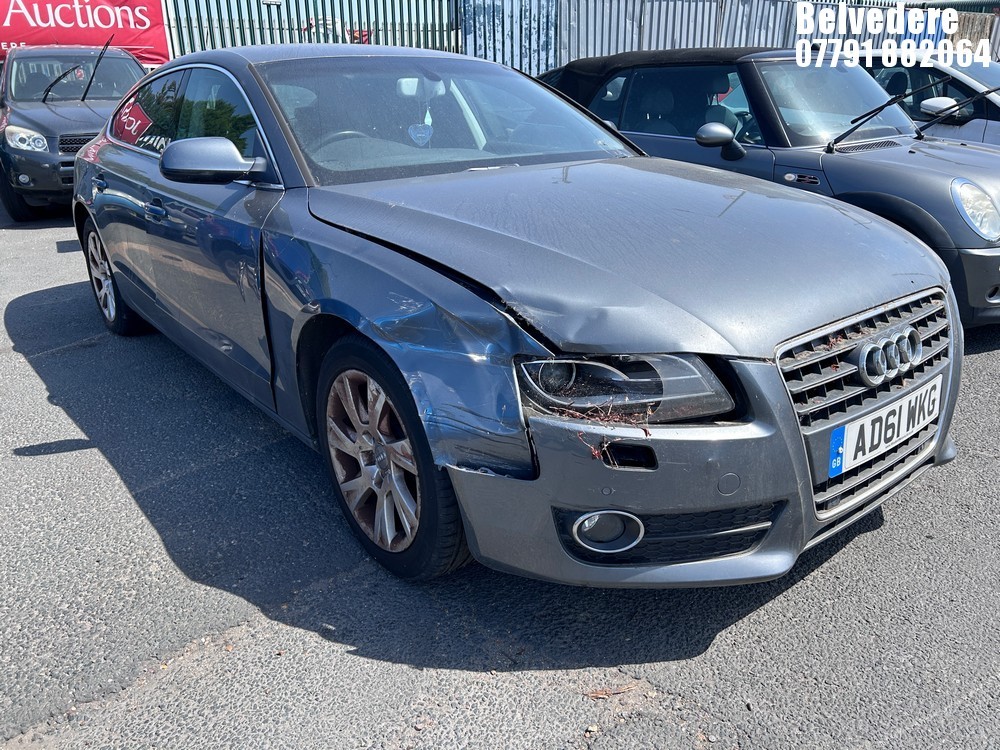 Location: Belvedere - 2011 AUDI A5 SE TFSI 180 5 Door Hatchback REG: AD61WKG, Keys: No, MOT Expiry date: 17/01/2025, 1984 Petrol, 6 Speed Manual Petrol, Former Keepers: 4